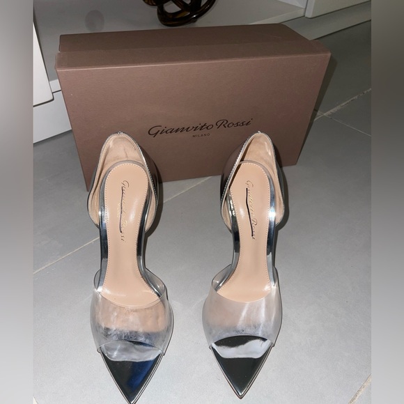 Gianvito Rossi bree leather & vinyl - Picture 11 of 16